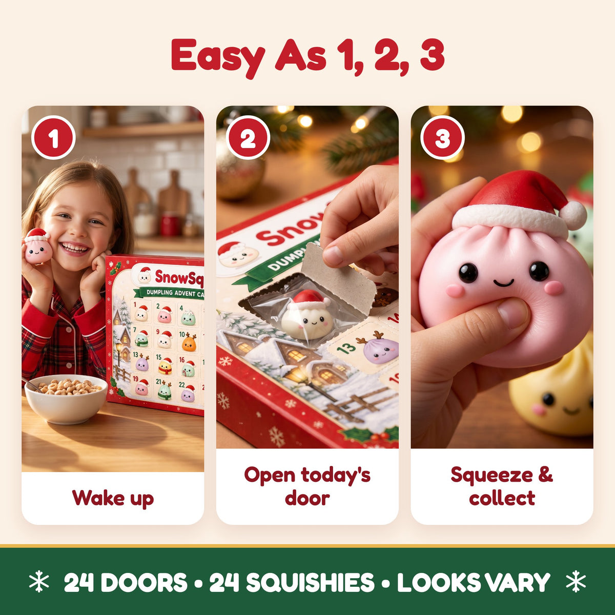 How the SnowSquish advent calendar works
